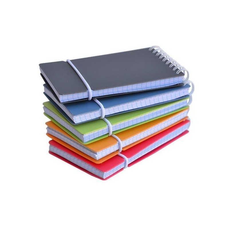 BLOC NOTES A7 MATEMATICA SPIRA SI ELASTIC OFFICE BOX