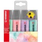 TEXTMARKER STABILO BOSS PASTEL SET 4 BUC