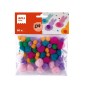 POMPOM CULORI PASTEL 50 BUC APLI POMPOM CULORI PASTEL 50 BUC APLI