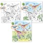 CARTE DE COLORAT WATERCOLOUR DINO WORLD DEPESCHE