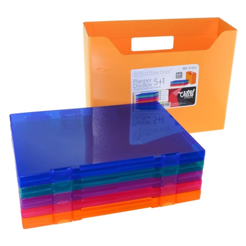 ORGANIZATOR BIROU SAPTAMANAL 5+1 DOSARE A4 OFFICE BOX