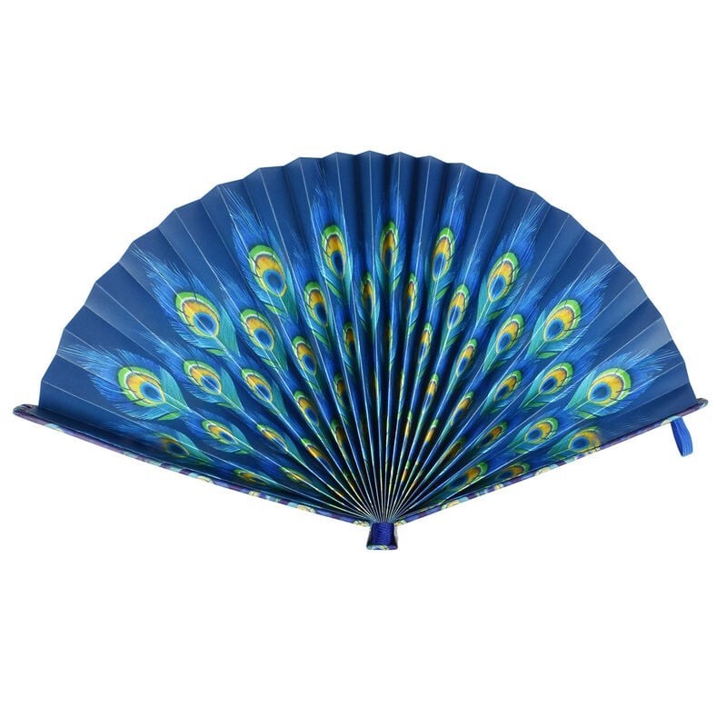 EVANTAI HARTIE FAN -FIESTA & SIESTA - PEACOCK -LEGAMI
