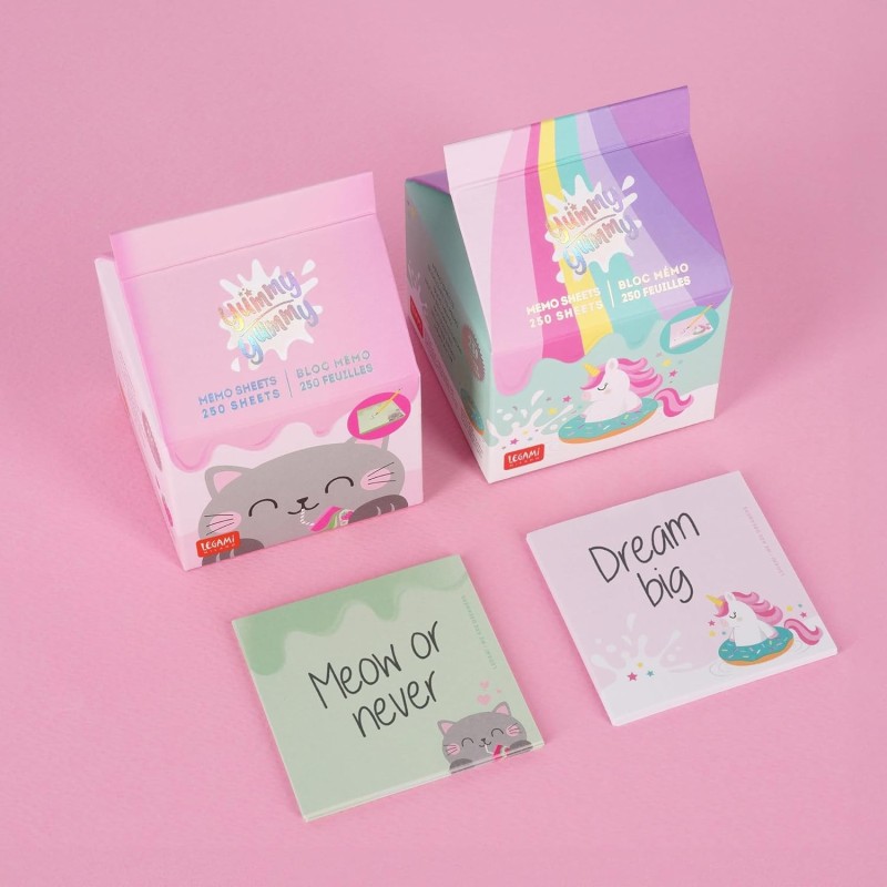 NOTITE ADEZIVE MEOW YUMMY YUMMY LEGAMI