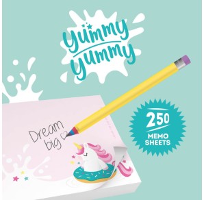 NOTITE ADEZIVE UNICORN YUMMY YUMMY LEGAMI