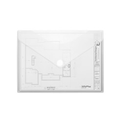 MAPA CU ARICI 50x70 CM TRANSPARENTA OFFICE BOX