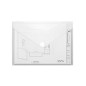 MAPA CU ARICI 50x70 CM TRANSPARENTA OFFICE BOX