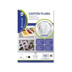 CARTON FOAMBOARD ALB MOUSSE 5MM A4 ADEZIV POESSA