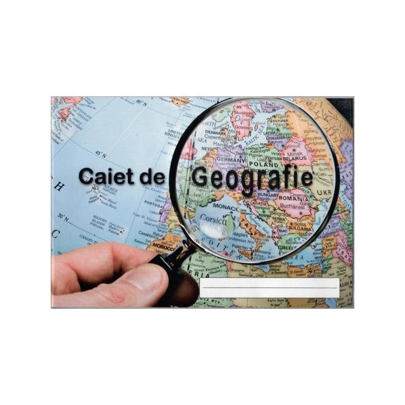 CAIET GEOGRAFIE A4 CAPSAT CU COPERTA PVC 32F 60G