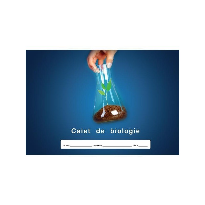 CAIET BIOLOGIE A4 CAPSAT CU COPERTA PVC 32F 120G