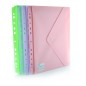 MAPA A4 CU ARICI BURDUF SI PERFORATII 5 x 33.5 x 3CM BLUSH PASTEL