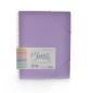 MAPA CU SPIRALA SI ELASTIC 20 FOLII BLUSH OFFICE BOX
