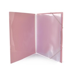 MAPA CU SPIRALA SI ELASTIC 20 FOLII BLUSH OFFICE BOX