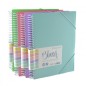 MAPA CU SPIRALA SI ELASTIC 40 FOLII BLUSH OFFICE BOX