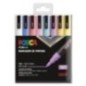 SET 8 BUC UNI POSCA MARKER APA PC-3M 0.9-1.3 MM PASTEL