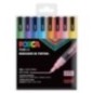 SET 8 BUC UNI POSCA MARKER APA PC-3M 0.9-1.3 MM METALIZATE SET 8 BUC UNI POSCA MARKER APA PC-3M 0.9-1.3 MM METALIZATE