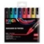 SET 8 BUC UNI POSCA MARKER APA PC-5M 1,8-2,5 MM