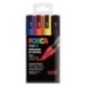 SET 4 BUC UNI POSCA MARKER APA PC-5M 1.8-2.5 MM BASIC