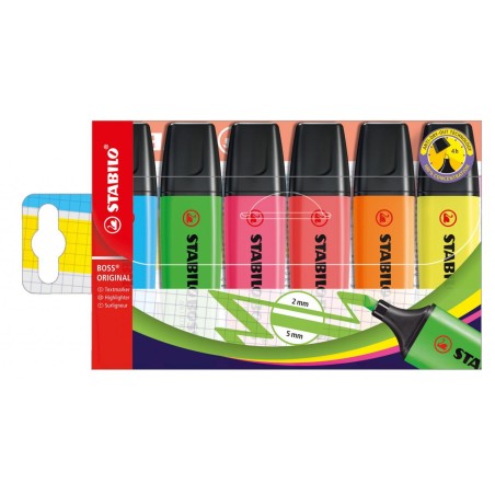 SET 6 MARKERE STABILO BOSS