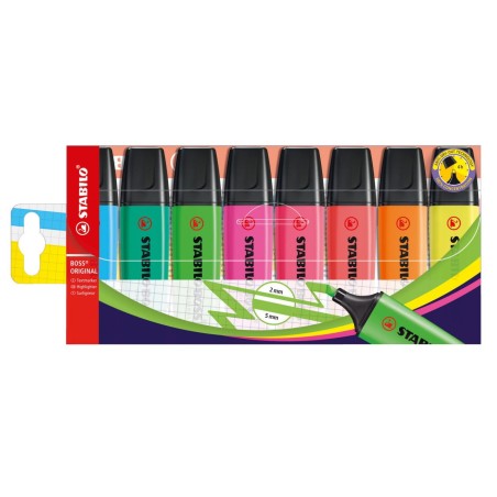 SET 8 MARKERE STABILO BOSS ORIGINAL