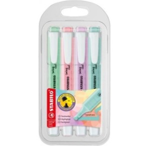 TEXTMARKER STABILO SWING COOL PASTEL SET 4 BUC