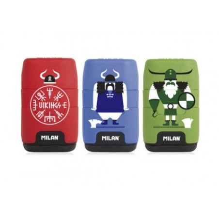 ASCUTITOARE DUBLA CU RADIERA COMPACT VIKINGS MILAN