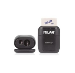 ASCUTITOARE DUBLA CU RADIERA COMPACT SHADOW MILAN