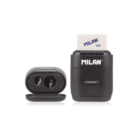 ASCUTITOARE DUBLA CU RADIERA COMPACT SHADOW MILAN