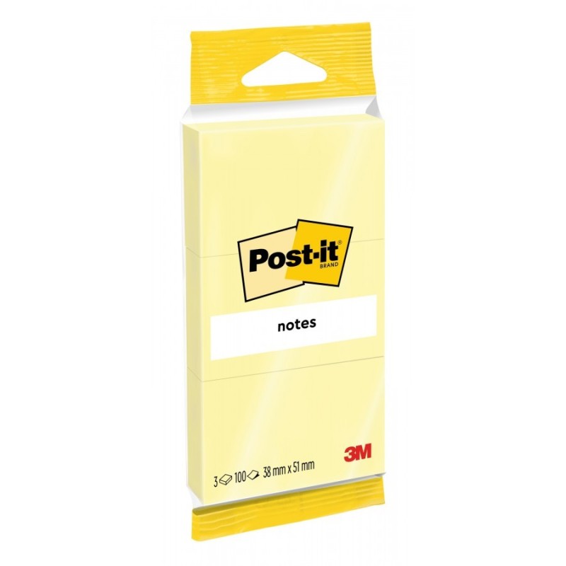 NOTITE ADEZIVE POST-IT® SUPER STICKY GALBEN 38X51 SET 3 BUC NOTITE ADEZIVE POST-IT® SUPER STICKY GALBEN 38X51 SET 3 BUC