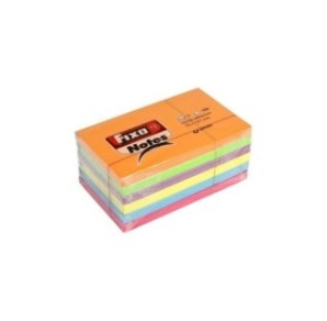 CUB 100 NOTITE ADEZIVE 76X127MM SET DE 6  FIXO NEON