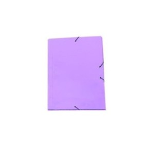 MAPA CU ELASTIC SI CLAPE A4+ CU BURDUF MONOCOLOR PASTEL