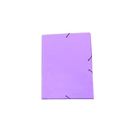 MAPA CU ELASTIC SI CLAPE A4+ CU BURDUF MONOCOLOR PASTEL