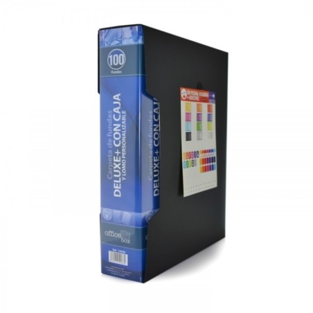 MAPA DE 100 FOLII DELUXE CU CUTIE NEGRA OFFICE BOX