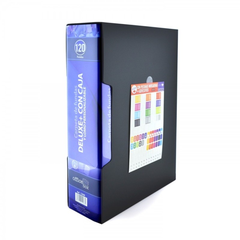 MAPA DE 120 FOLII DELUXE CU CUTIE NEGRA OFFICE BOX