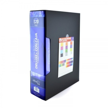 MAPA DE 120 FOLII DELUXE CU CUTIE NEGRA OFFICE BOX