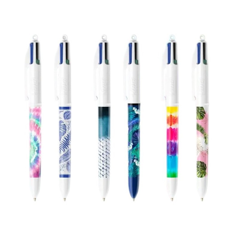 PIX 4 CULORI FLORI TYE DYE BIC