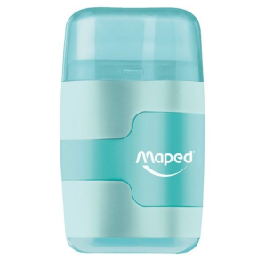 ASCUTITOARE DUBLA CU RADIERA CONNECT PASTEL MAPED