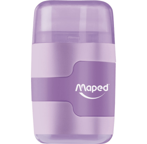 ASCUTITOARE DUBLA CU RADIERA CONNECT PASTEL MAPED