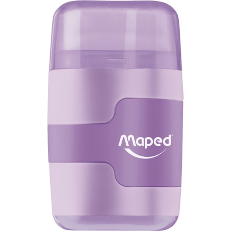 ASCUTITOARE DUBLA CU RADIERA CONNECT PASTEL MAPED