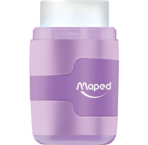 ASCUTITOARE DUBLA CU RADIERA CONNECT PASTEL MAPED
