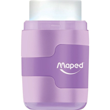ASCUTITOARE DUBLA CU RADIERA CONNECT PASTEL MAPED