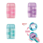 ASCUTITOARE DUBLA CU RADIERA CONNECT PASTEL MAPED
