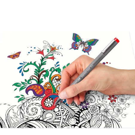 PIGMENT LINER STAEDTLER 308 6 CULORI 0.5MM