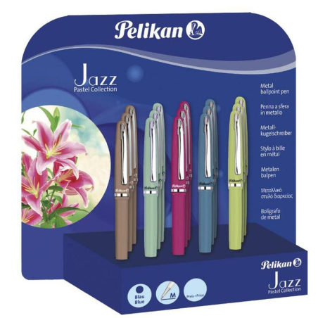 PIX PELIKAN METAL JAZZ PASTEL/5 CULORI LIME VERDE CREM BLEU ROZ