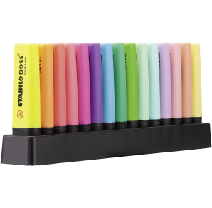 TEXTMARKER STABILO BOSS ORIGINAL SET 15 CULORI + DESKSET
