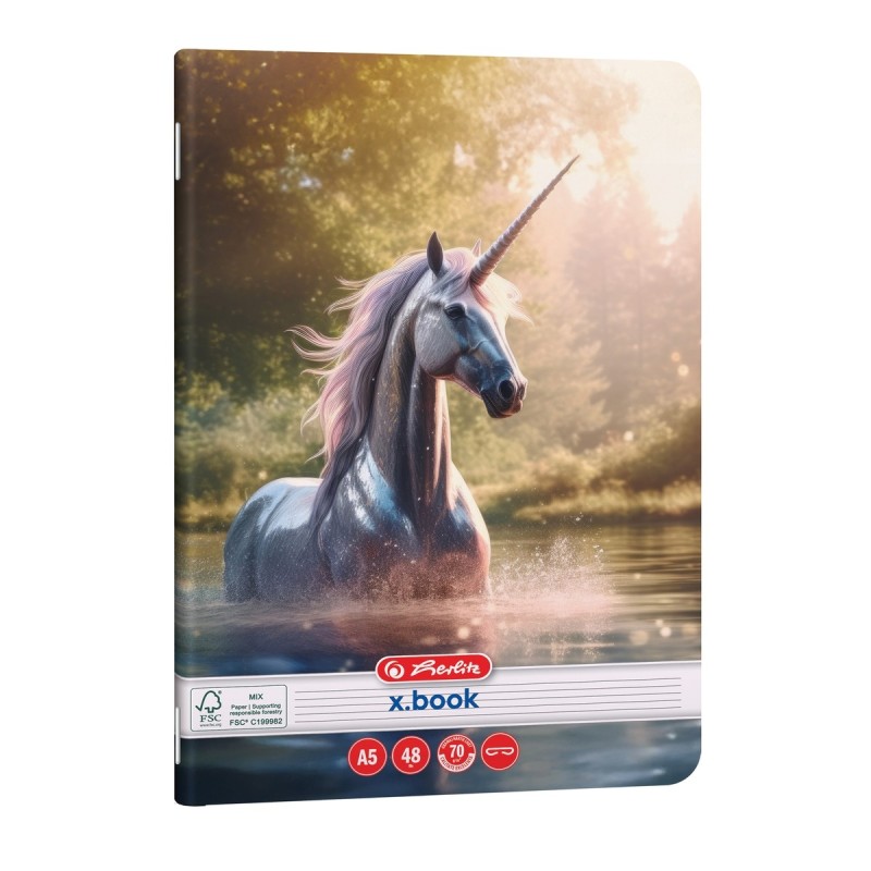 CAIET A5 48 FILE 70G/MP DICTANDO MOTIV UNICORN
