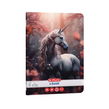CAIET A5 48 FILE 70G/MP DICTANDO MOTIV UNICORN