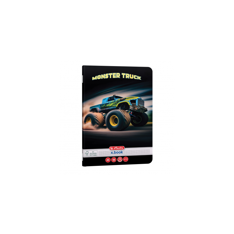 CAIET A5 48 FILE MATEMATICA MONSTER TRUCK