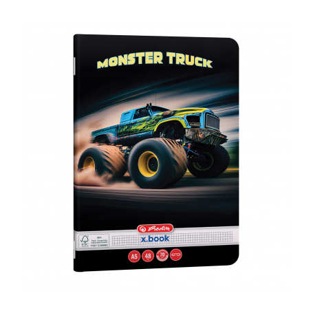 CAIET A5 48 FILE MATEMATICA MONSTER TRUCK