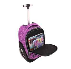 TROLER MORAL RUE PAPEL ROTI MARI 48L - 33 x 52 x 28 CAMUFLAJ ROZ TOTTO