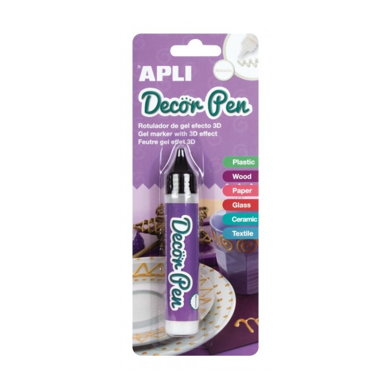 DECOR PEN ARGINTIU APLI